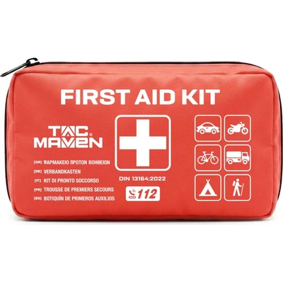 Tac Maven Lekárnička First Aid Kit DIN 13164 červená