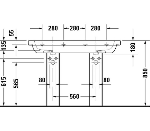 Duravit D-Code 03481200002