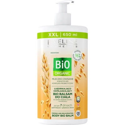 Eveline Cosmetics Bio Organic подхранващ балсам за тяло за много суха кожа 650ml