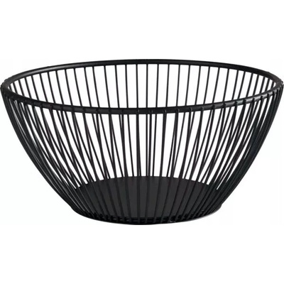 APS Svart Košík kovový 20 cm, černý