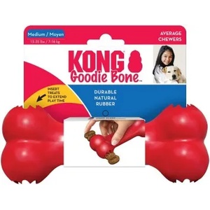KONG Goodie Bone Medium - играчка за куче от гума - САЩ - 10011E