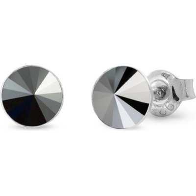 Spark tmavě šedé Rivoli se Swarovski Elements Sweet Candy Studs K1122SS29H Hematite