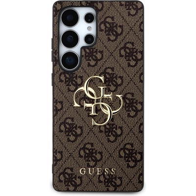 GUESS Кожен калъф GUESS Leather 4G Metal Logo Case за Samsung Galaxy S25 Ultra