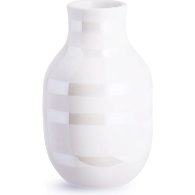 Biela kameninová váza Kähler Design Omaggio, výška 12,5 cm