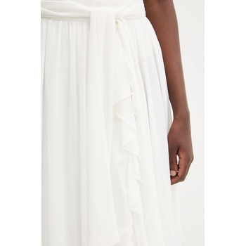 Bardot Пола Bardot в бяло среднодълга разкроена 60042SB (60042SB)