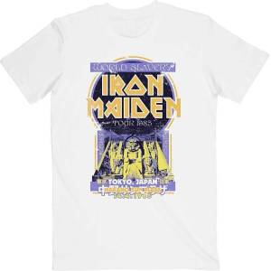 Iron Maiden Powerslave Japan Flyer White M Риза (IMTEE127MW02)
