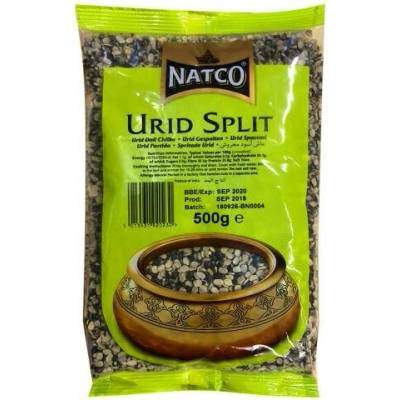 Natco Černé Urid dělené fazole 0,5 kg