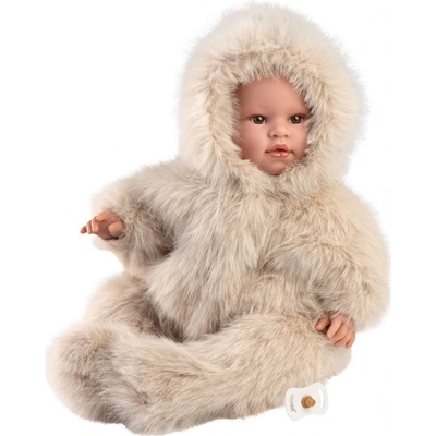 Llorens 74504 New Born Realistické se zvuky 45 cm