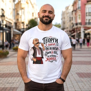 Art gift Тениска за Гергьовден - Георги е хитър