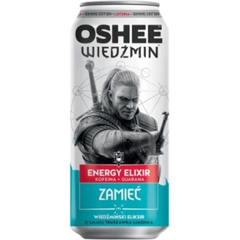Oshee Witcher Energy Drink Blizzard Strawberry & Lime 500 ml