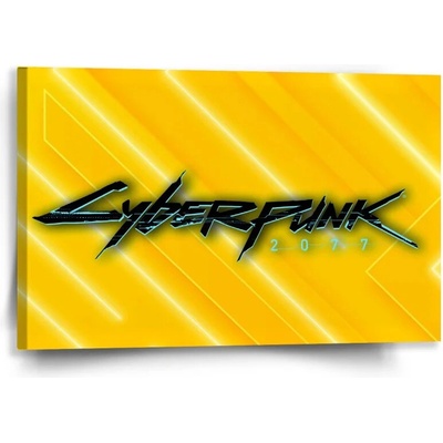 Sablio Obraz Cyberpunk 2077 Žltý - 60x40 cm
