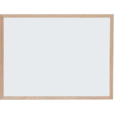 Optima Бяла магнитна дъска OPTIMA с дървена рамка 90x60 cm 22366 (22366)