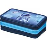 Herlitz Ученически несесер троен c 31 части, 3 ципа, Cosmic Explorer - Herlitz