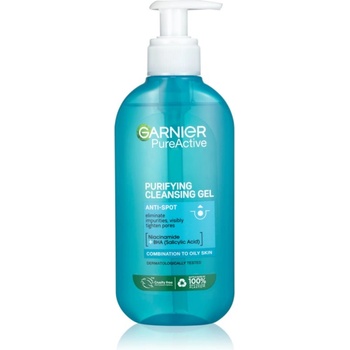 Garnier Pure почистващ гел за проблемна кожа, акне 200ml