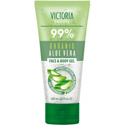 Victoria Beauty Охлаждащ гел за лице и тяло за след слънце с 99% органично алое вера 200ml (c- 0770262)