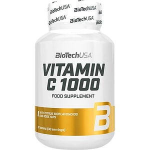 BioTechUSA Vitamin C, 1000 mg, 30 таблетки, BioTech USA (21138)