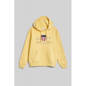 Gant Rel Archive Shield Hoodie žltá