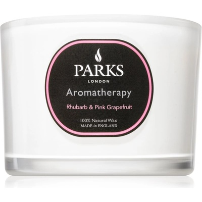 Parks London Aromatherapy Rhubarb & Pink Grapefruit ароматна свещ 350 гр