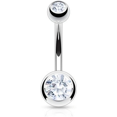 Šperky4U piercing do pupíku banánek BS1002-1608C – Zboží Dáma
