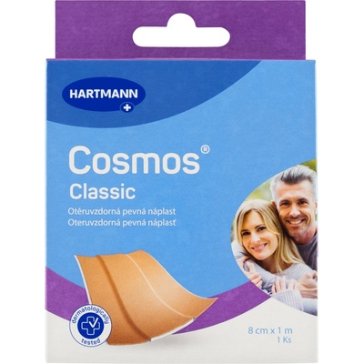 Hartmann Cosmos Classic otěruvzdorná pevná náplast 8 cm x 1 m 1 ks