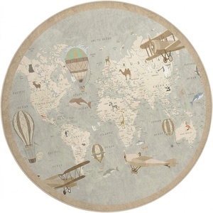 Mila Home Детско килимче за игра подходящо за пране ø150 cm Vintage World - Mila Home (HKC-YuvHali-383-150x150)