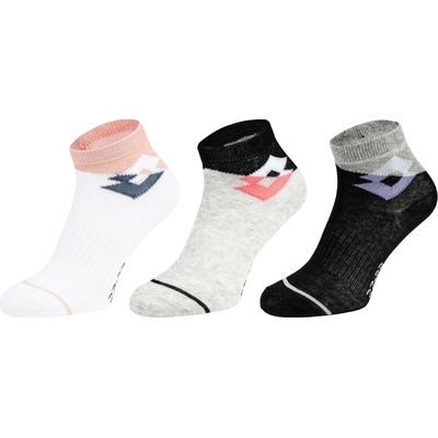 Lotto Squash 3P dívčí ponožky černá – Zboží Mobilmania