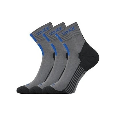 Voxx MOSTAN sportovní ponožky balení 3 páry Světle šedá
