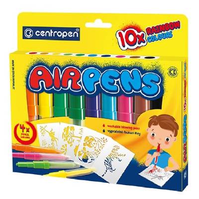 CENTROPEN fúkacie fixy 1500 10ks RAINBOW