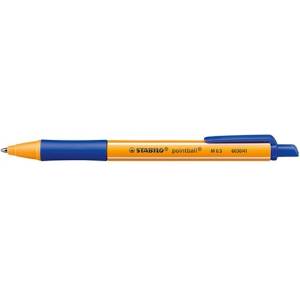 STABILO Химикалка, 0, 5 мм, с бутон, STABILO "Pointball", синя 6030/41 (6030/41)