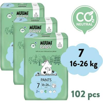 Muumi Baby Pants 7 XL 16-26 kg 102 ks