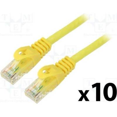 Lanberg PCU5-20CC-0200-Y Patch U/UTP Cat 5e RJ45 vidlice z obou stran lanko CCA