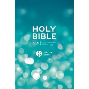 NIV Larger Print Blue Hardback Bible | New International Version (ISBN: 9781473656673)