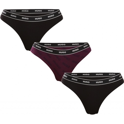 HUGO 3PACK dámske tangá viacferbná (50495870 520)