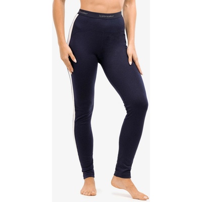 Icebreaker Women's 200 Oasis Sonebula Leggings - midnight navy/snow/cb
