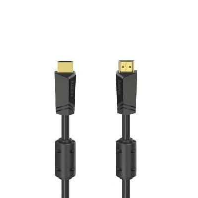 Кабел HAMA HDMI М-М, 4K, 18GB-s, 10 м, позл. кон