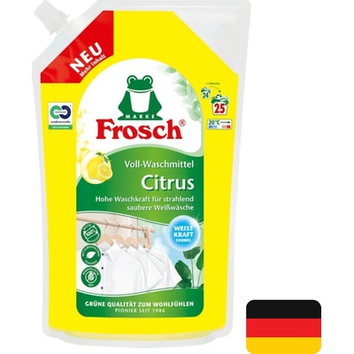 Frosch gel 24 pracích dávek Citrus na bílé prádlo 1,8 l
