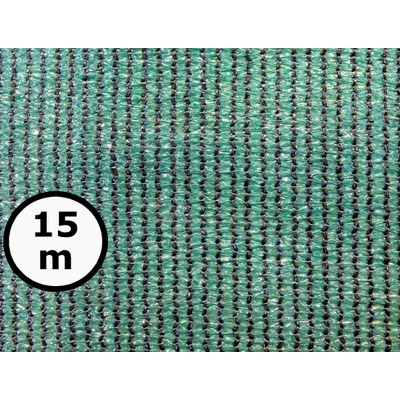 Stínící úplet, zastínění 90 %, výška 125 cm, zelený, 15 m