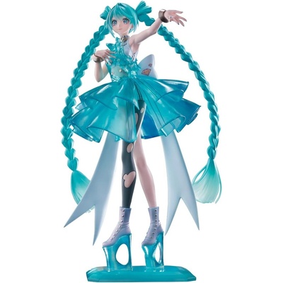 Banpresto Статуетка Banpresto Animation: Hatsune Miku - Hatsune Miku (Emerald Gem) (Clearluxe), 28 cm (109681)
