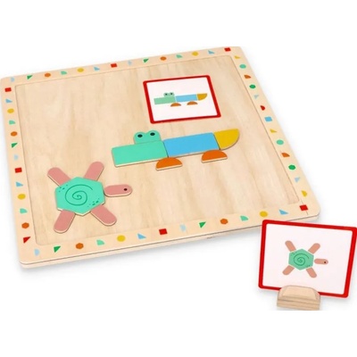 Lelin Магнитен пъзел Lelin - с форми (L20227)