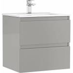 Gala Комплект стенен шкаф Gala Daily сив, 2 чекмеджета с мивка 60 см (G7895030)