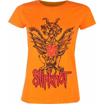 Image 1 of ROCK OFF дамска тениска Slipknot - Winged Devil - ОРАНЖЕВО - ROCK OFF - SKTS67LO