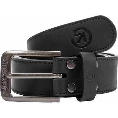 Meatfly pásek DOPPLER LEATHER belt Black