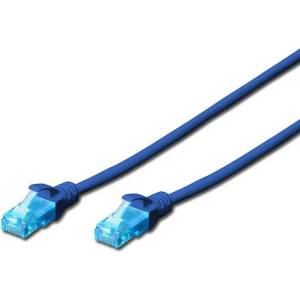 DIGITUS By ASSMANN Патч кабел DIGITUS UTP Cat5e, 1m, RJ45, син (DK-1512-010/B)