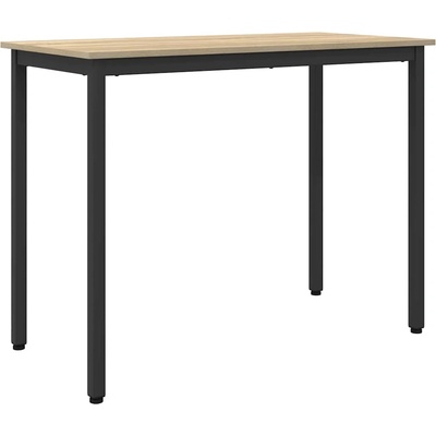 vidaXL Маса Сонома дъб 100 x 50 x 76, 5 см (873775)