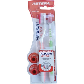 Astera parodont activ четка за зъби medium, 2 броя