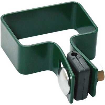 EKOfence Objímka koncová na plotový stĺpik ZnPVC 60x40mm zelená 4611