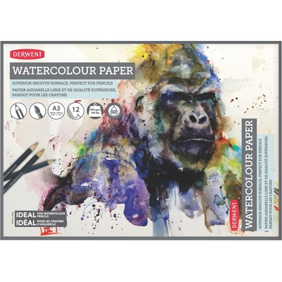 Derwent Watercolour Paper A3 12 listů 300g/m2