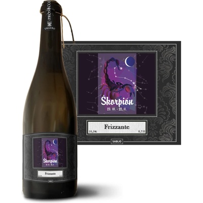 Sablio Škorpión Prosecco biele suché šumivé víno 10,5 % 0,75 l (holá fľaša)