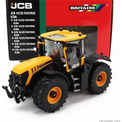 Britains JCB 4220 Fastrac Icon Tractor 2020 Žlutá Černá 1:32