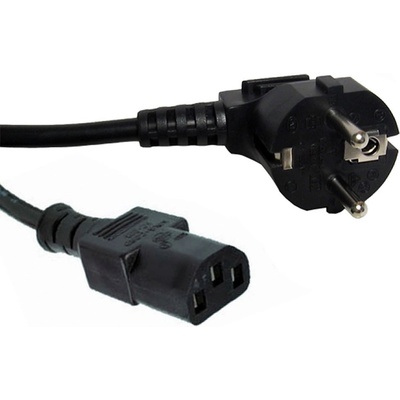 Emos napájecí kabel PC, 3x0.75mm, 1.5m, černá